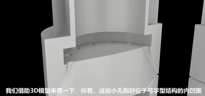 人工看不容易看到的深內(nèi)孔毛刺，磨粒流拋光機(jī)如何去毛刺